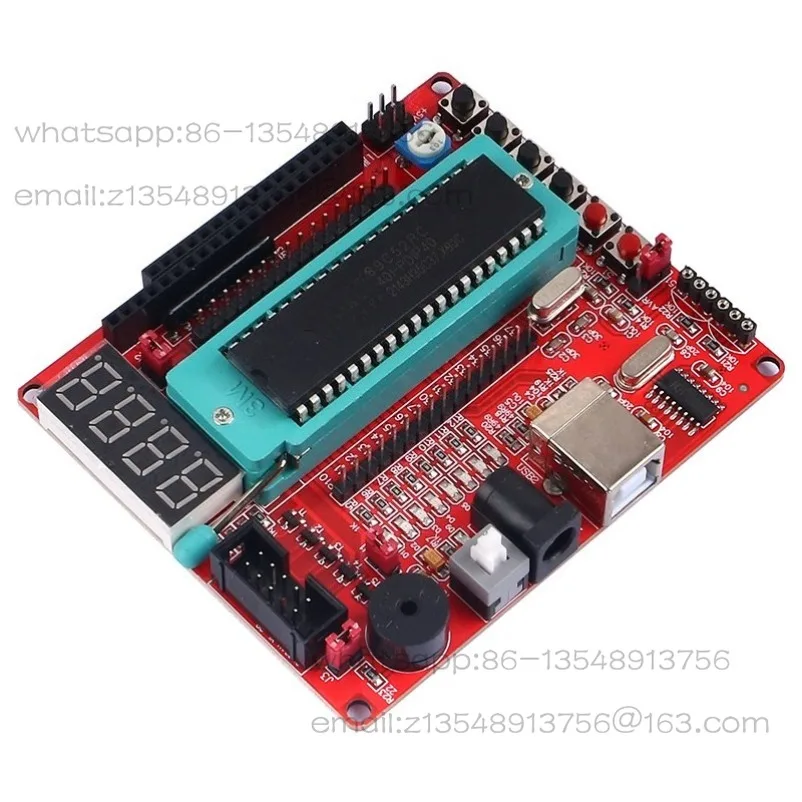 

Плата для разработки микроконтроллеров 51 MCU 89C52, обучающая плата AVR XP, минималистичная система, интеллектуальная экспериментальная плата для тележек