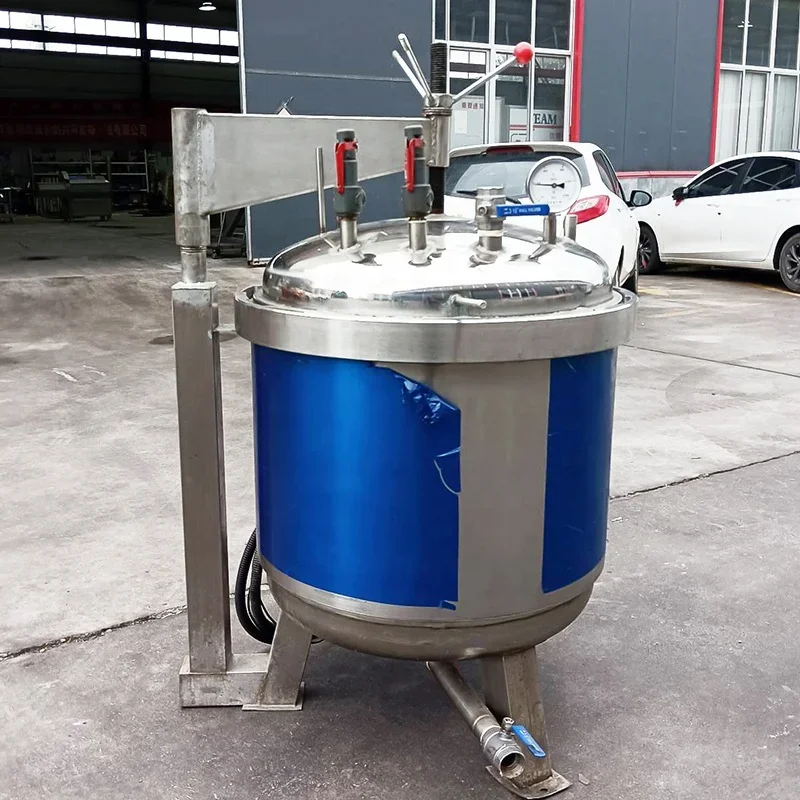 High Efficiency Electric Commercial Pressure Pot High Capacity 500 Liter Industrial Pressure Cooker Machine