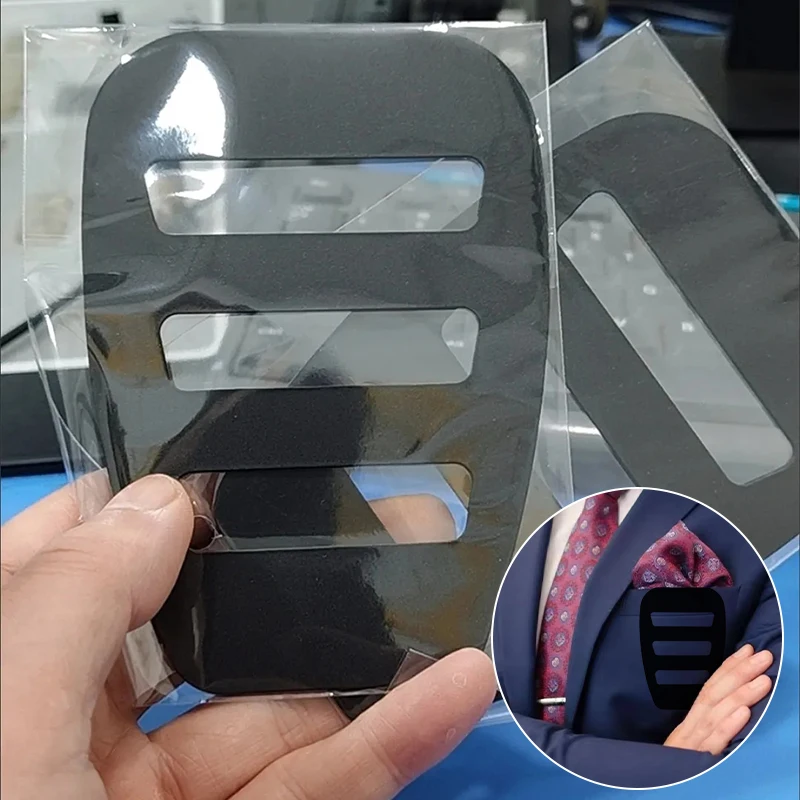 موضة جيب مربع حامل منديل حارس المنظم رجل مناديل مطوية مسبقا للرجال السادة دعوى ارتداء الإكسسوارات #1