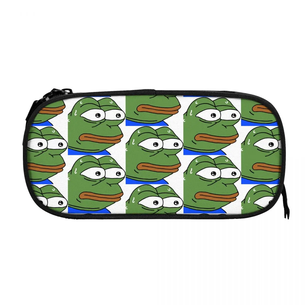 

Lovely P-pepe The Frog Pencil Cases Funny Meme Pencil Pouch Pen for Student Large Storage Bags School Supplies Zipper Stationery