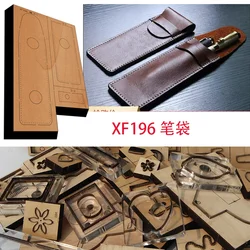 New Japan Steel Blade Wooden Die Pen Bag Leather Craft Punch Hand Tool Cut Knife Mould XF196 Leather Craft Tools