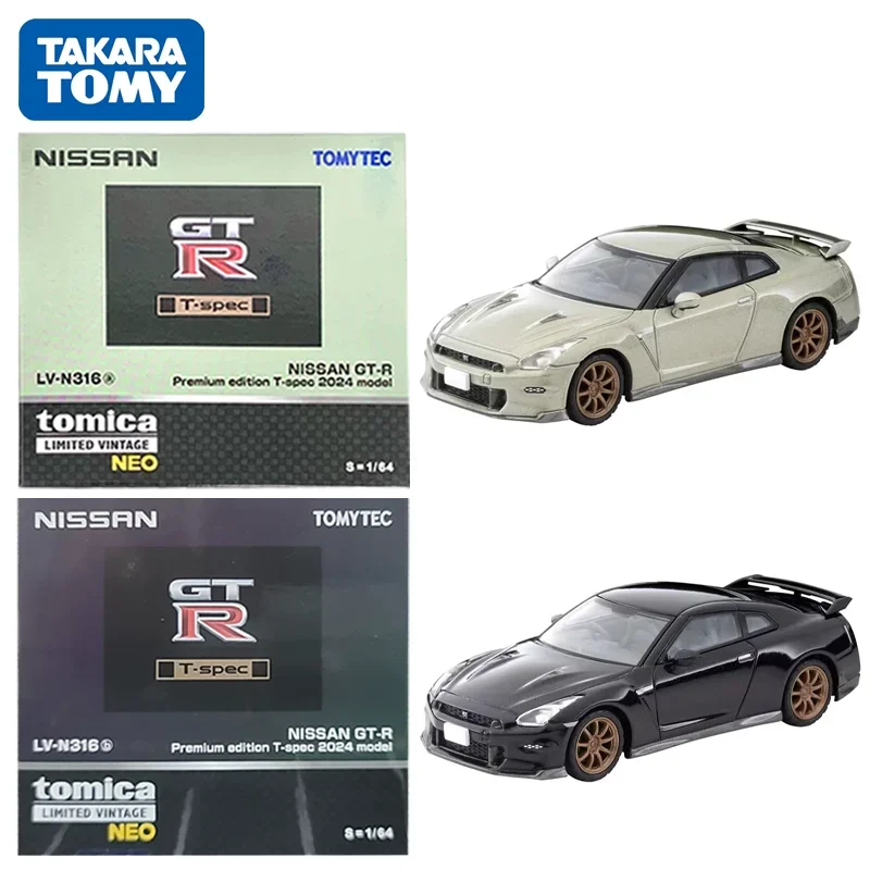 TAKARA TOMY TOMYTEC 1/64 TLV-316a/b NISSAN GT-R Premium Edition T-spec 2024 Model Legering Speelgoed Motor Diecast Metaal Model Geschenken