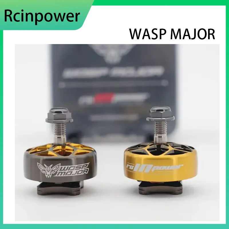 

RCINPOWER WASP MAJOR 22.6-6.5 Brushless Motor 2420KV 5S / 1860KV / 2020KV 6S for FPV Freestyle 5inch Drone DIY Parts
