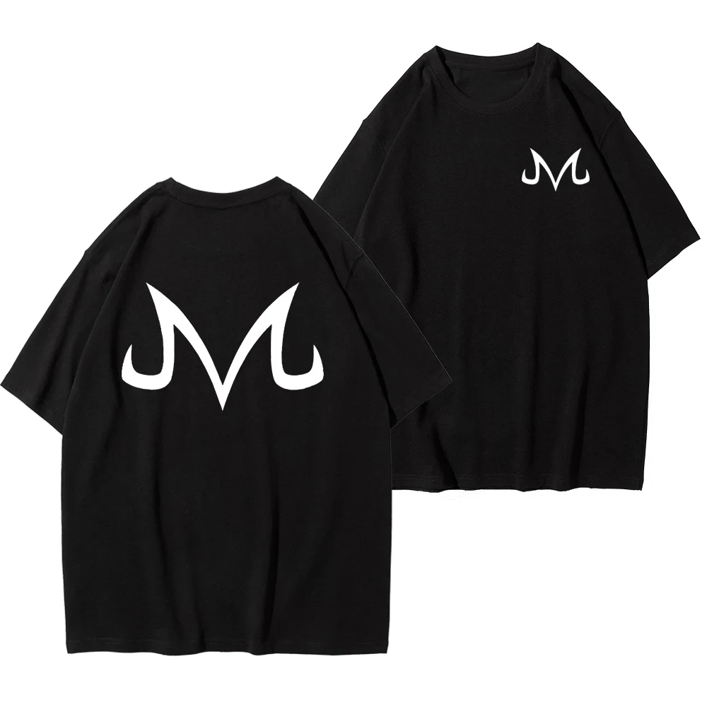 

Japan Anime LOGO M Pattern Fashion Printed T-Shirts Men Loose Oversize Short Sleeves O-Neck Breathable Cotton Tees Tshirt