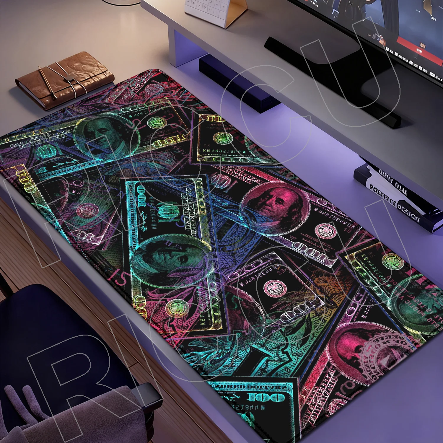 

XXL Dollar Mouse Pad Gamer Rug PC Accessories Office Gaming 90x40cm HD Printing Mausepad Anime Computer Table expand Desk Mat