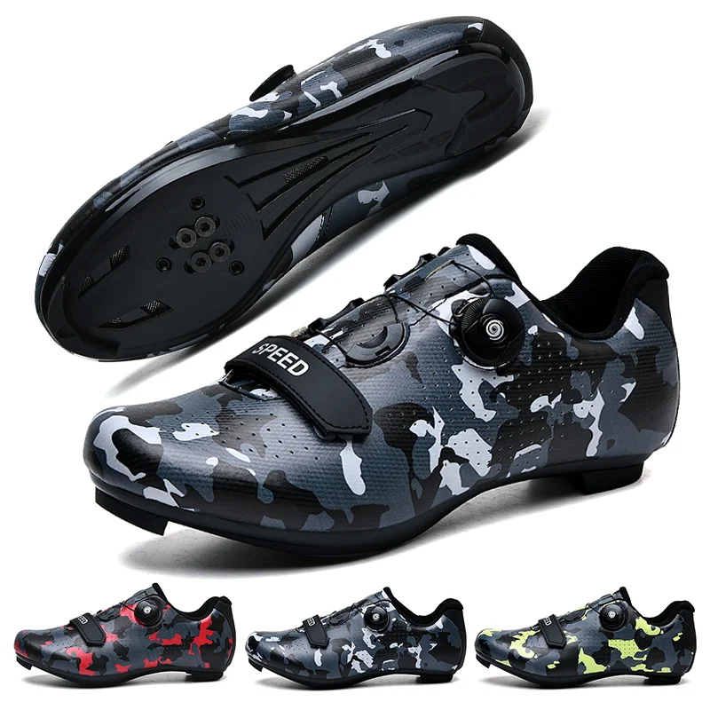 

Road Cycling Shoes Professional Breathable Lightweight Stiff Sole SPD Look Compatible for Men Women Racing Training