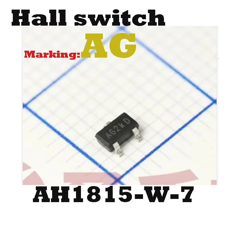 Image of 5 STÜCK/LOS Neu Original Markierung: AG AH1815-W-7 SC-59 Hall-Schalter-Transistor