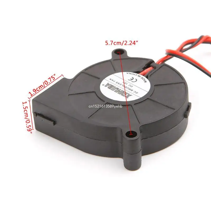 Pièces d'humidificateur d'air ventilateur ventilateur d'air voiture à faible bruit pour les ventilateurs Type