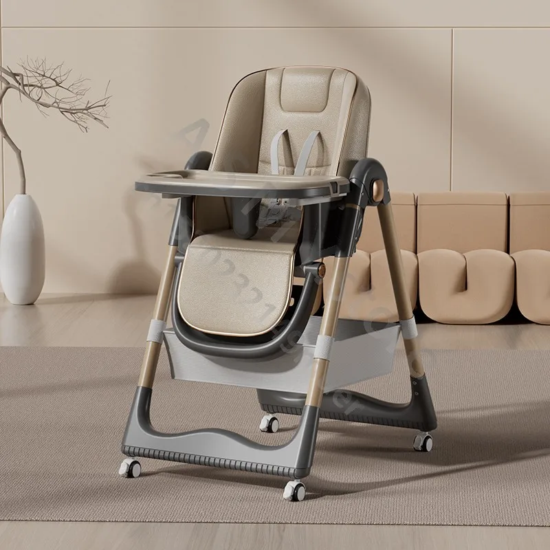 Raised baby dining chair, children's multifunctional foldable dining chair, convenient baby eating dining chair, baby recliner