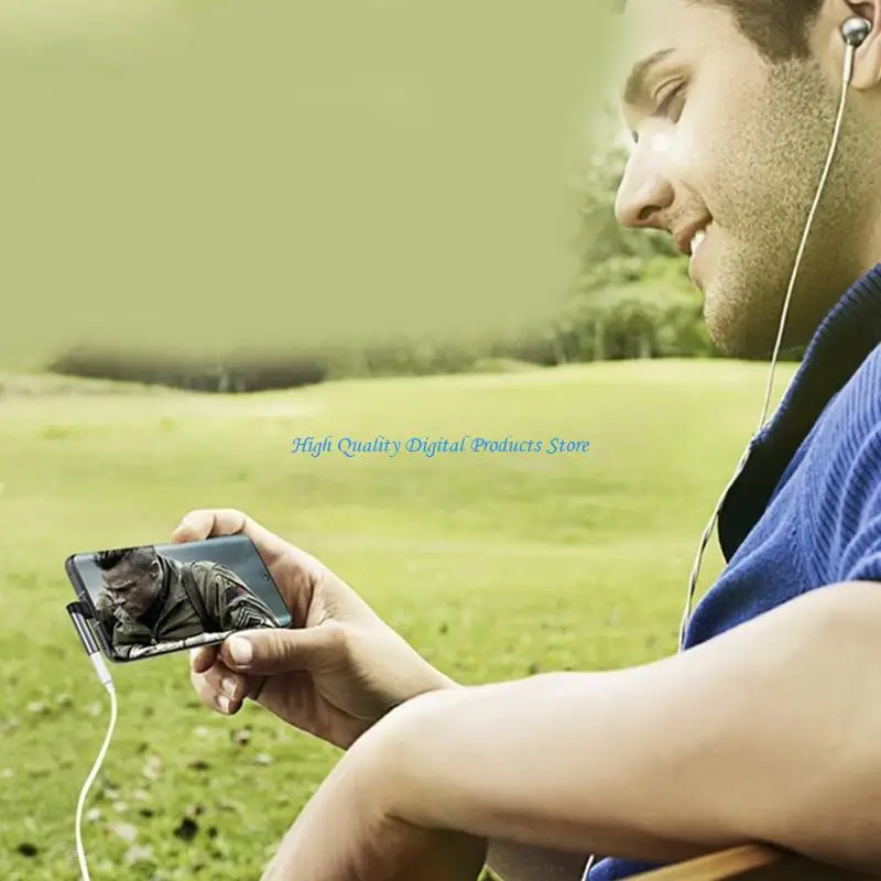 U2JE Portable Tipo C a 3,5 mm Conversores para dispositivos Tipo C Viagem Uso diário