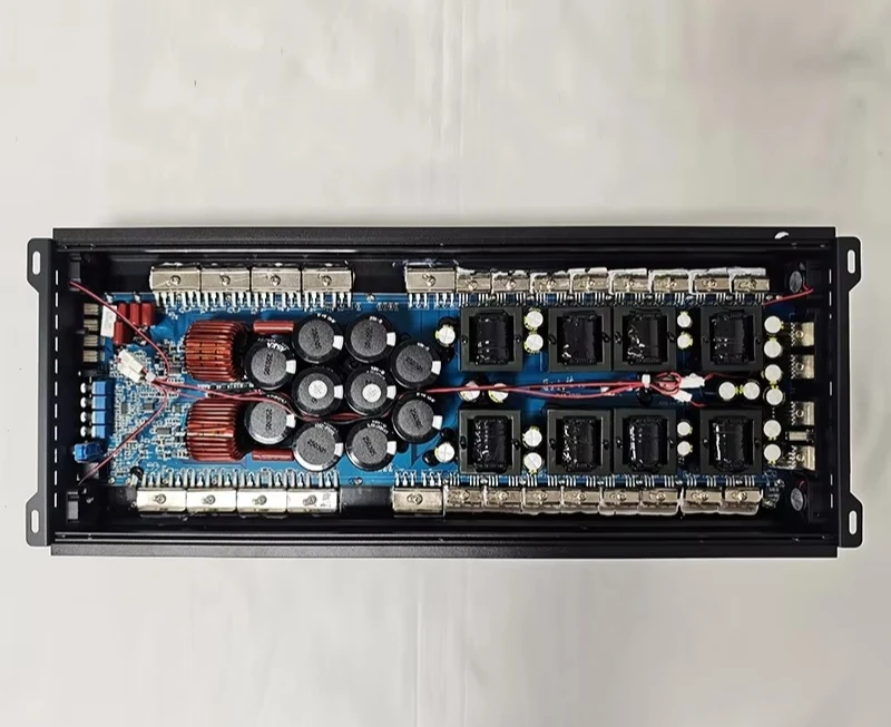 แอมพลิฟายเออร์รถยนต์แบบโมโนบล็อก รุ่นอัพเกรด 18000 วัตต์ RMS สไตล์บราซิล พร้อมหน้าจอแสดงผลดิจิตอลและรีโมทคอนโทรล