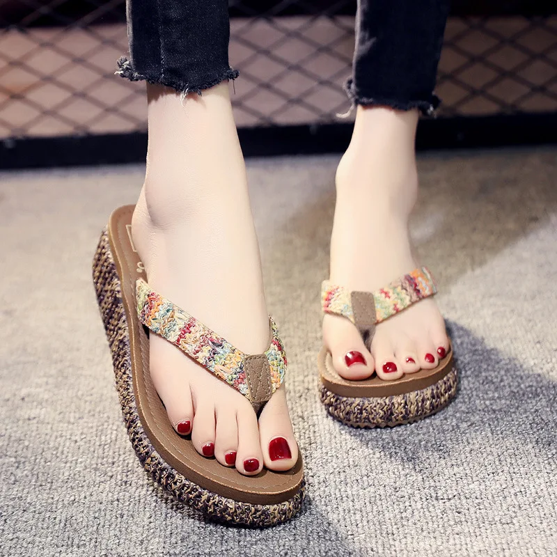 

Women's raffia slippers 2025,New arrival sandals shoes,popular fashion flip flops woman