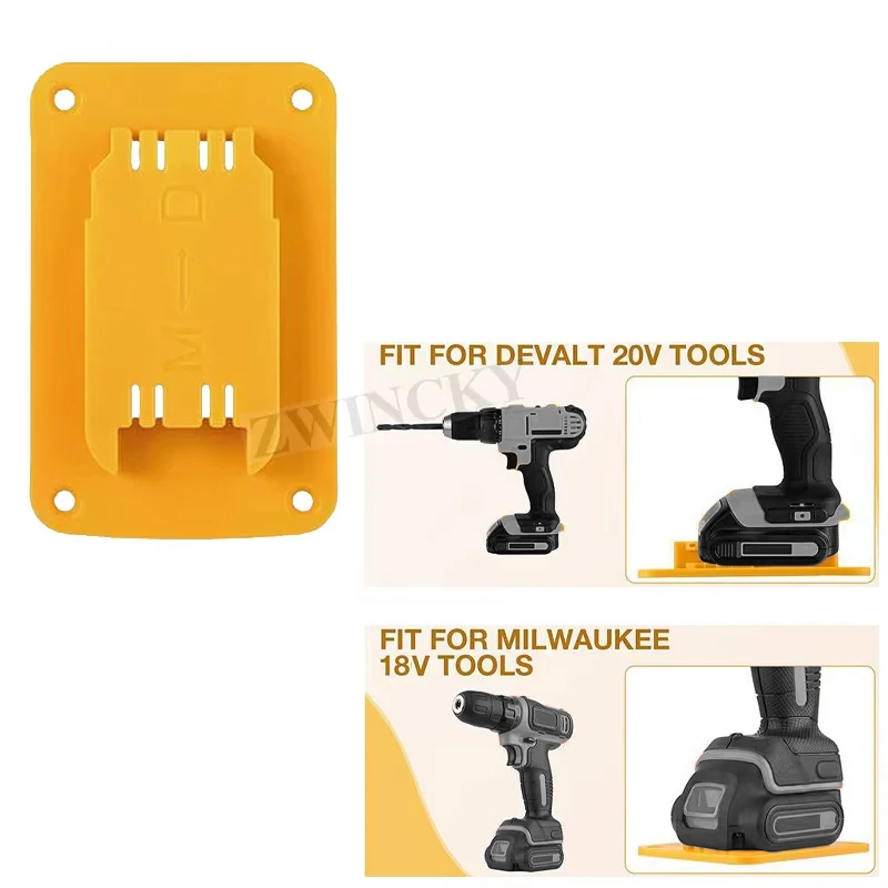 Tool Mount For Dewaltt，14.4V 18V 20V Drill Mount Fit For Milwaukee，18V Tool Holder Hanger Fit For Dewaltt，18V 20V Tools Holder