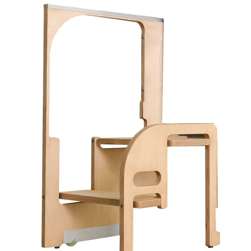 

Household embedded folding ladder two-step height increase 35CM ladder stool ultra-thin storage ultra-thin cabinet storage ladde