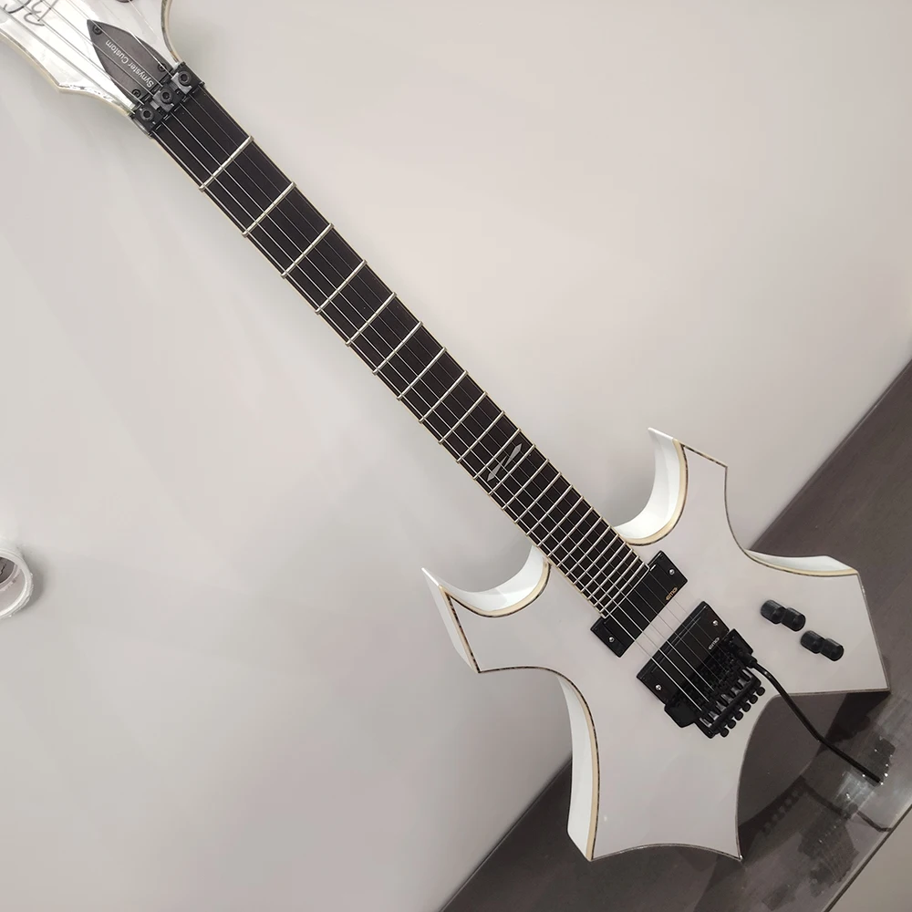 جيتار كهربائي بنظام فلويد فيبراتو متوفر في المخزون، لاقط EMG نشط، ملحقات سوداء، شحن سريع