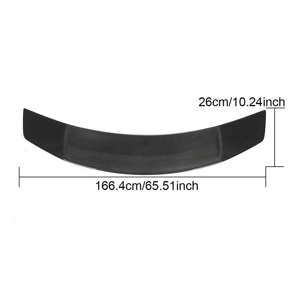 Sell WellCarbon Fiber R8 Rear High Wing Spoiler For R8 2016-2018 Base Coupe 2-Door