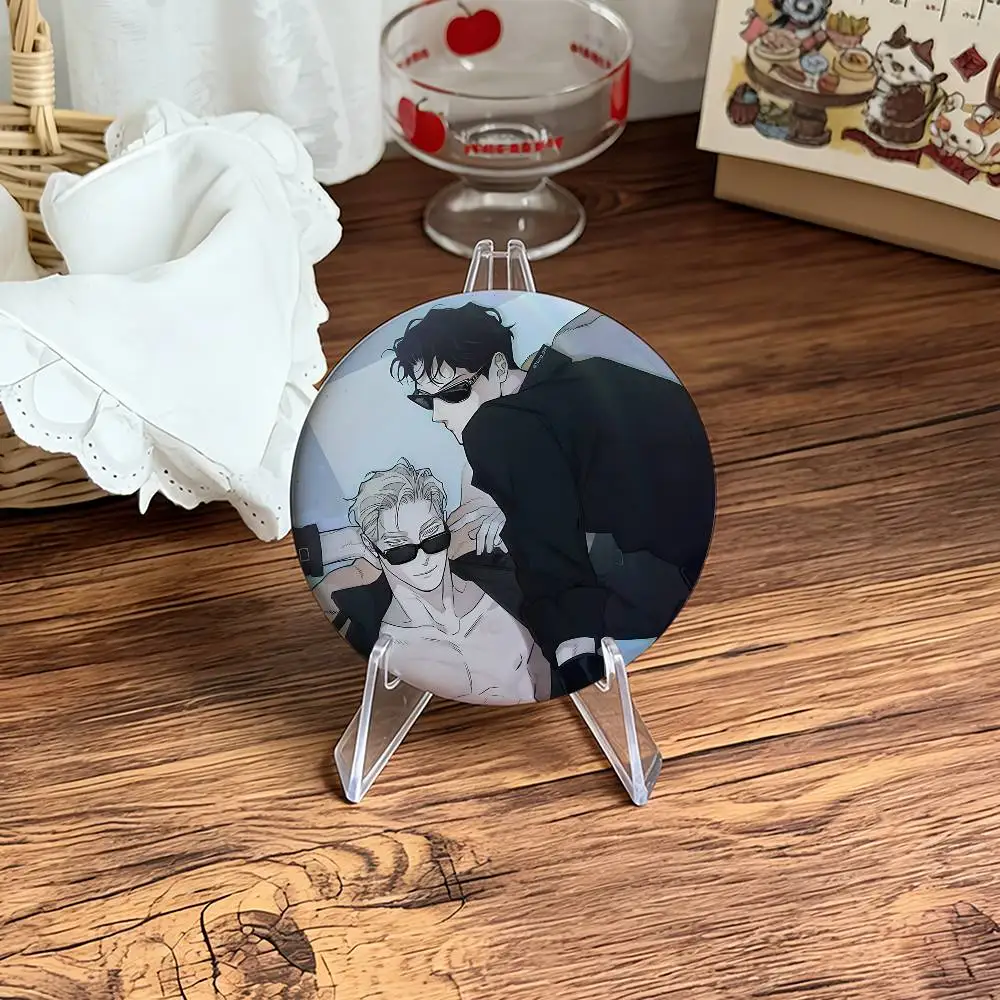 Korean Comics Collection Badge Pins For Friend, Backpack, Clothing, Collectible Accessories, Jewelry Gift