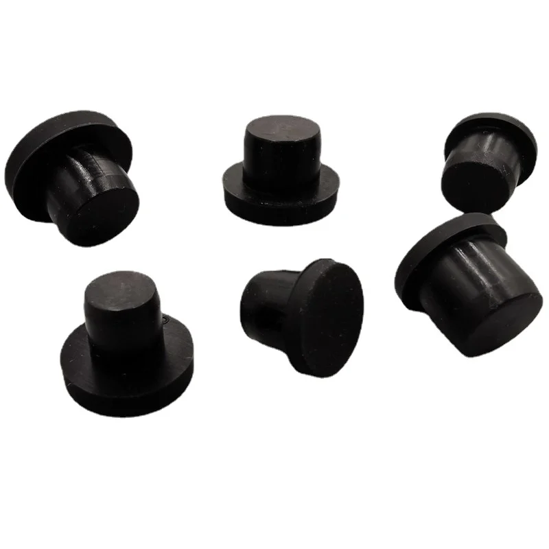 Solid Rubber Hole Caps 3mm-12mm High Temperature Resistance T Type Silicone Seal Hole Plugs Dust-proof Gasket Blanking End Caps