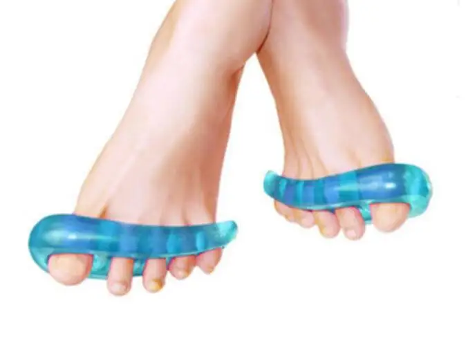 فاصل أصابع القدم من جل السيليكا لتقويم العظام من Eversion، ليلا ونهارا مع عظام القدم المنسوجة للأطفال البالغين الأكثر مبيعًا