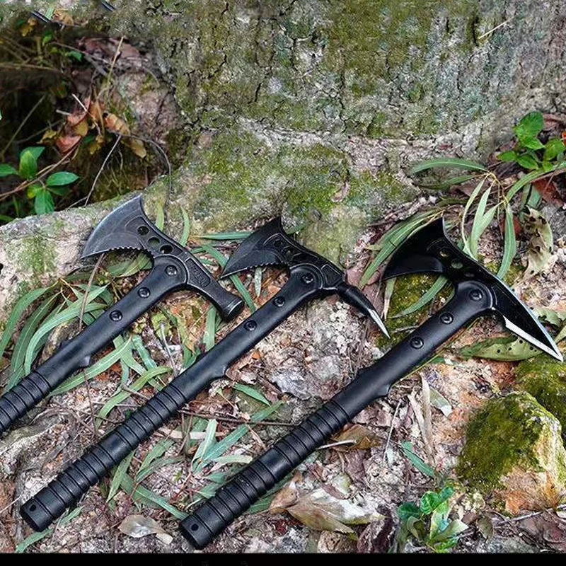 Outdoor EDC Portable Tactical Axe Multifunctional Mountain Fire Axe Camping Supplies Tools