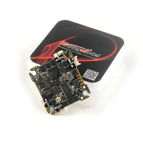Happymodel AIO 4in1 F411 contr-oller with buil-t-in UART 2.4G ELRS RX 20A ESC 2-4S FPV toothpick dr-one contr-oller