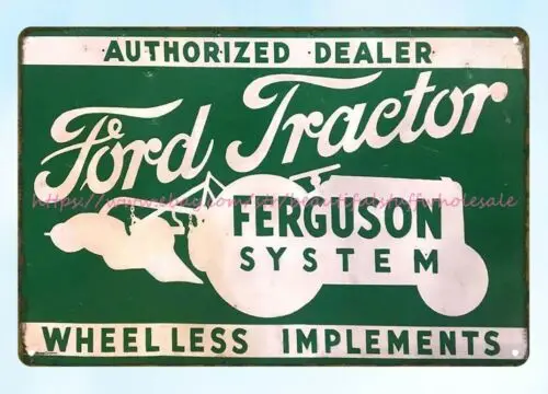 buy wall art Tractor, Ferguson System dealer metal tin sign