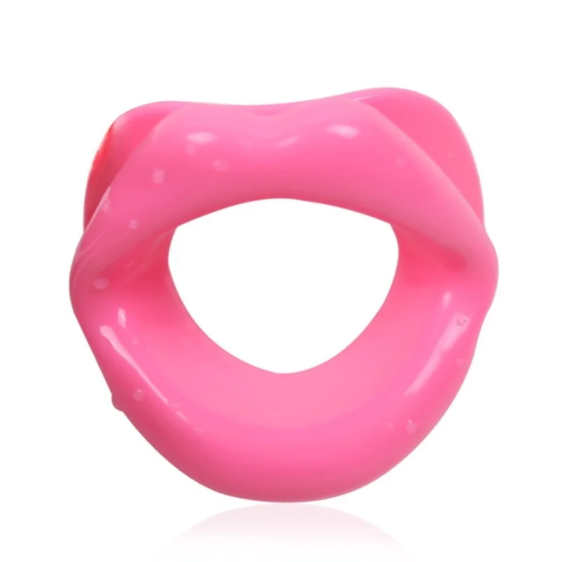 HotX 2PC/Lot Female lips Mouth gag  Restraints Erotic Sexual  BDSM Adult Toy Sex Slave Silicone Lips O Ring Open Mouth Gag