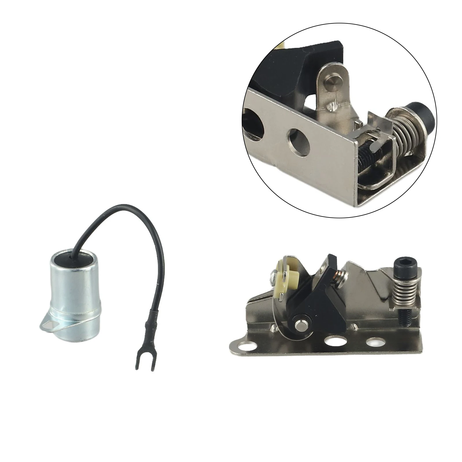 เปลี่ยนจุดเบรกเกอร์และคอนเดนเซอร์สําหรับ Onan B43 B48 B43E B48G 16hp 18hp เครื่องตัดหญ้าอะไหล่ Garden เครื่องมืออุปกรณ์เสริม