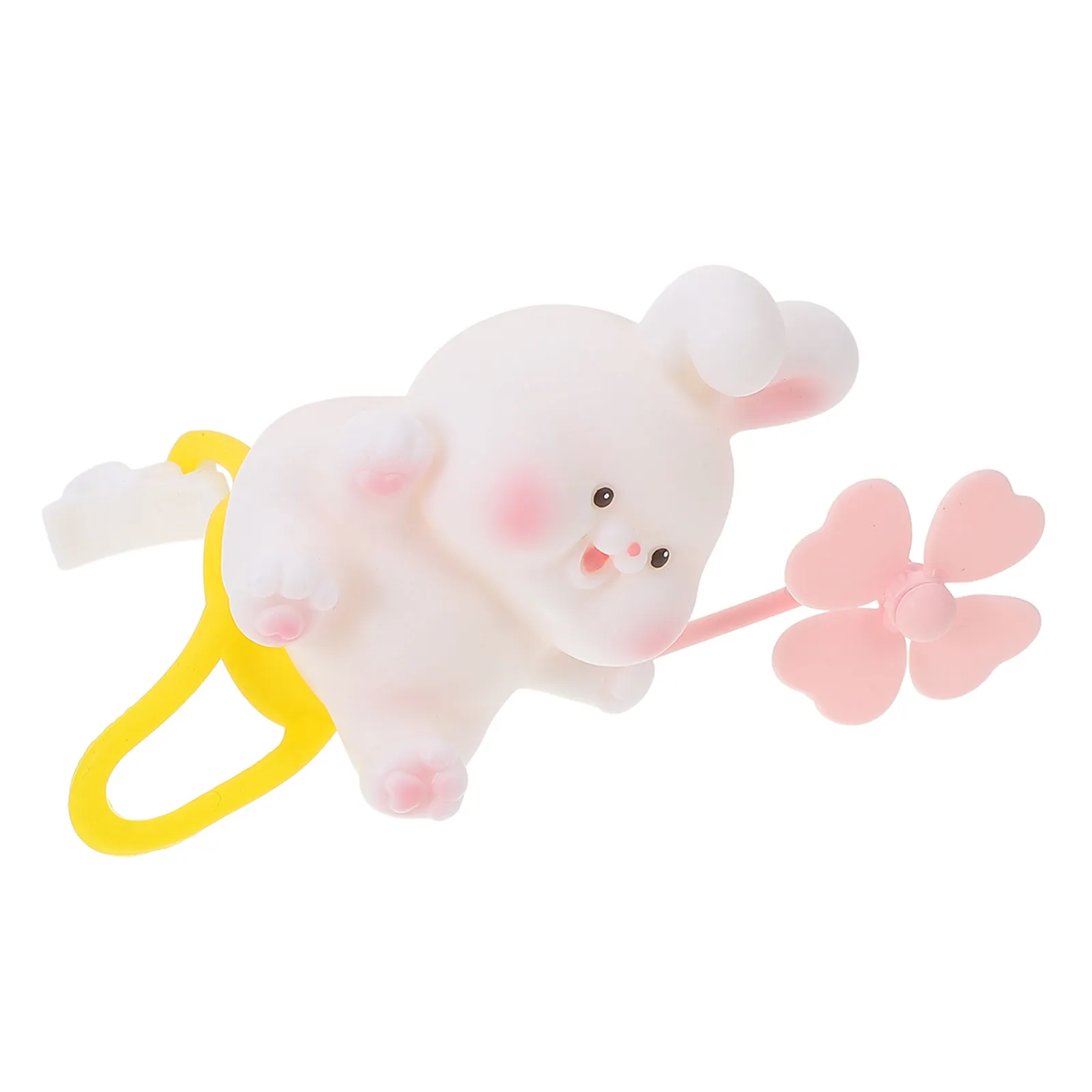 Cute Duck Windmill Bike Handle Ornament Spring Swinging Decor for Electric Scooter Bicycle Handlebar Decoration Cute Bike