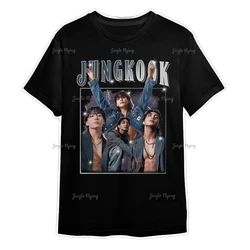 Vintage Jungkook Tee Kpop Shirt Gift For Her Mens Cotton T-shirt