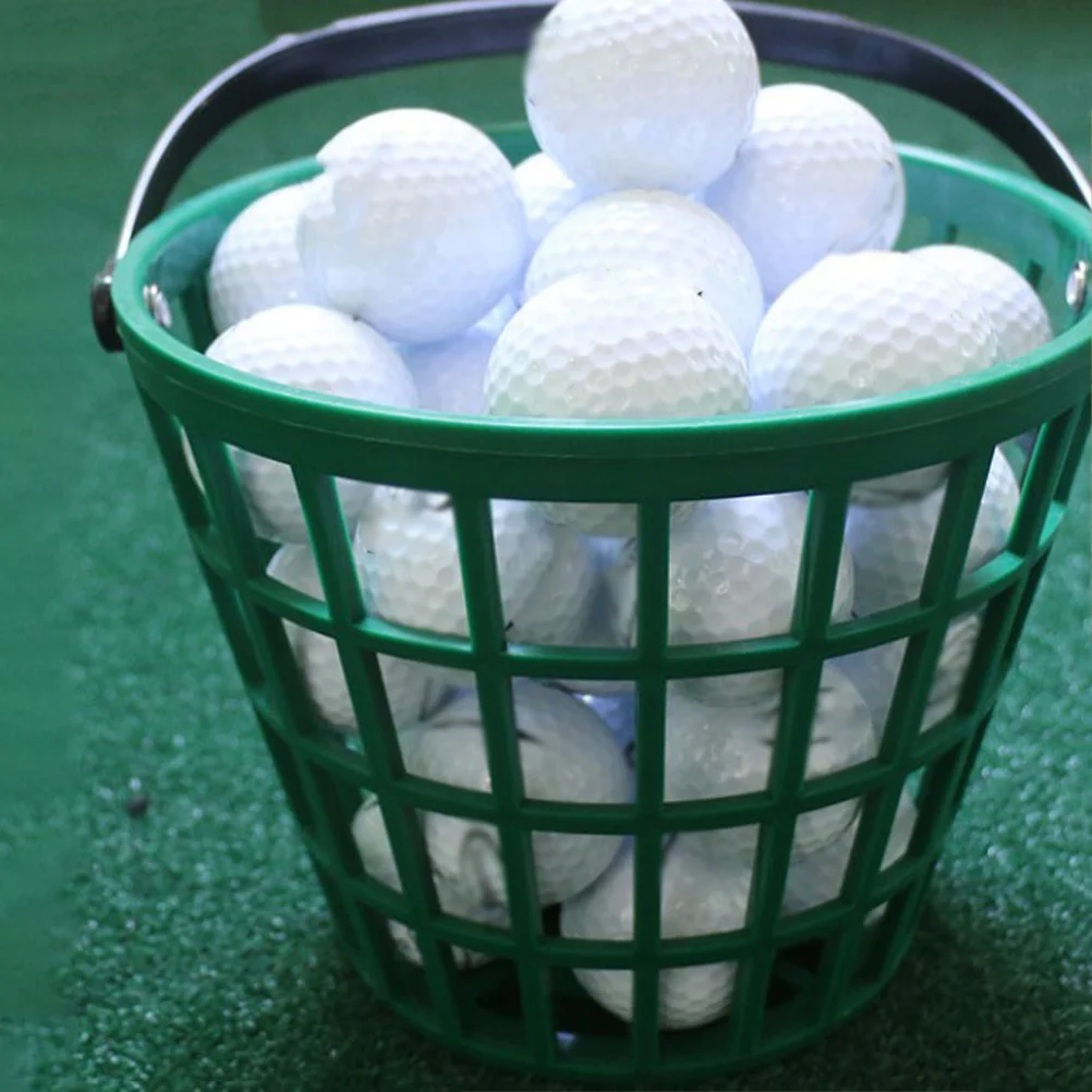 Golf Pick up Basket Storage Golfball Container Sports Golfs Plastic Holder Fitness