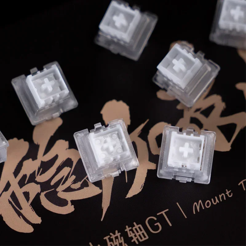Mount Tai HE GT Magnetic Switch Fog Transparent Shell Extreme RT0.005 Stabilize RT0.01mm 3GS Keyboard Switch Keyboard Accessory