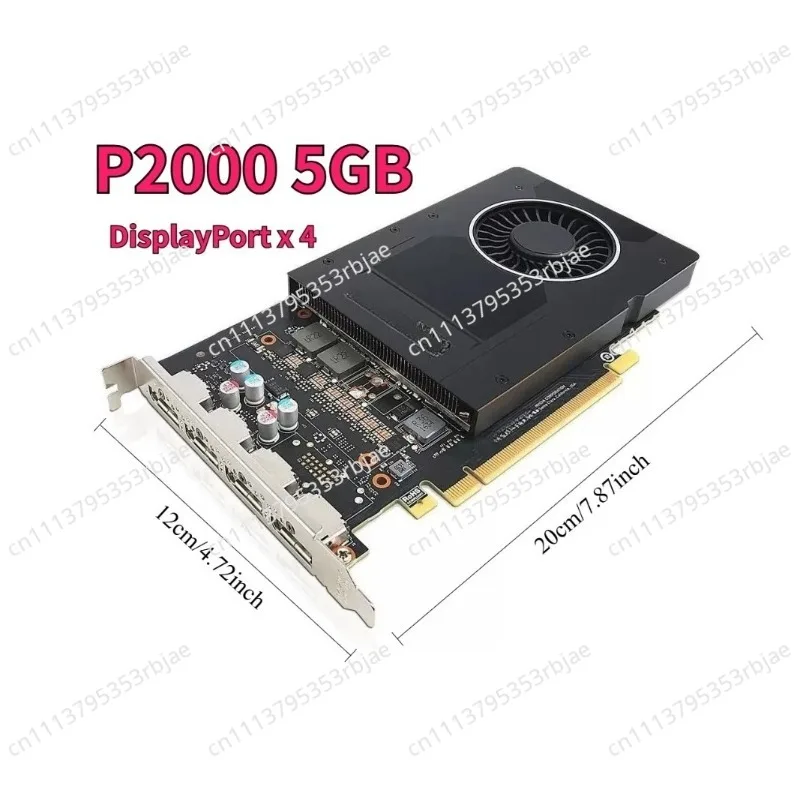 Quadro P2000 5G Graphics Card Modeling, Rendering, and Drawing Professional Graphics Card 4K Multi Screen 100% Testing Perfect