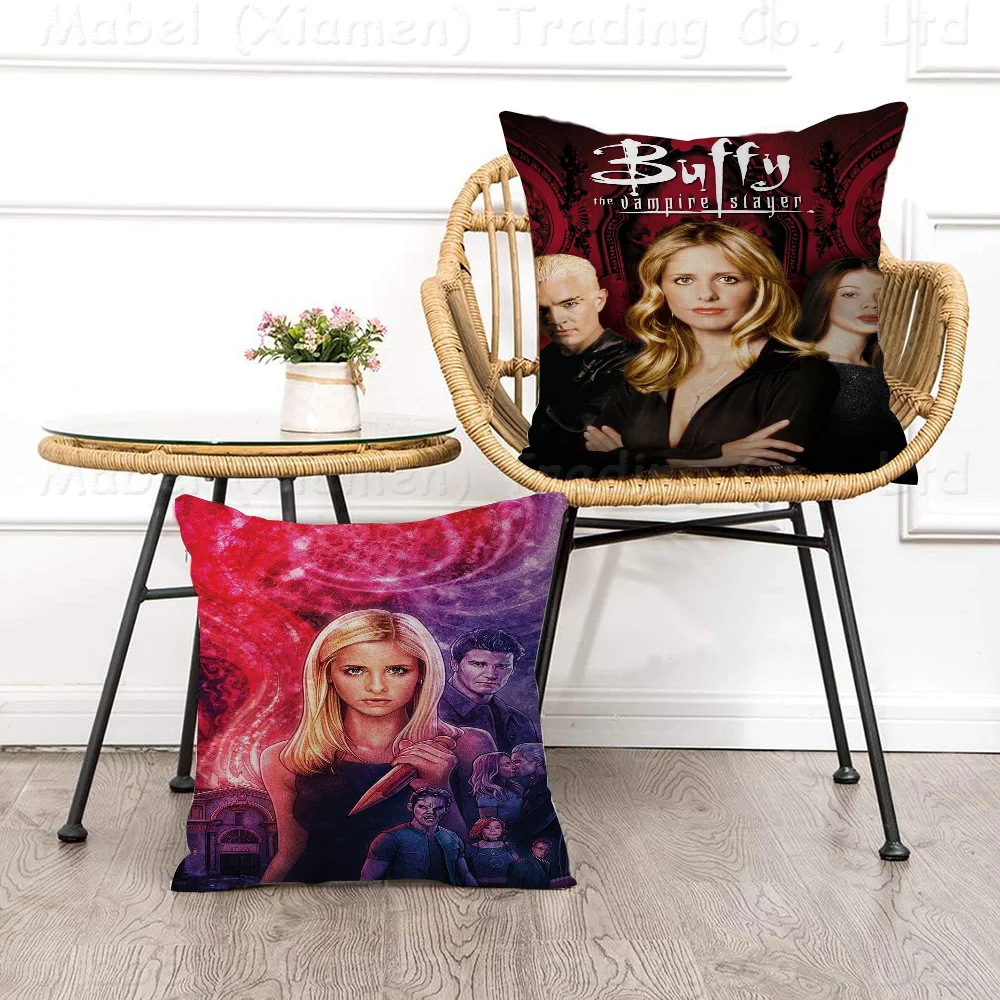 Movie Buffy The Vampire Slayer 45*45cm Cushion Cover Pillow Cover Decor Pillowcase Home Pillowcase For Couch Pillow