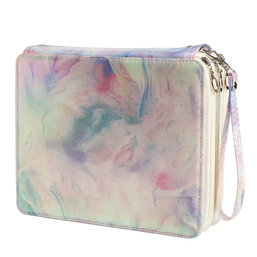 

Органайзер для карандашей на 120 ячеек с молнией для акварельных ручек или маркеров, пенал-органайзер для художников