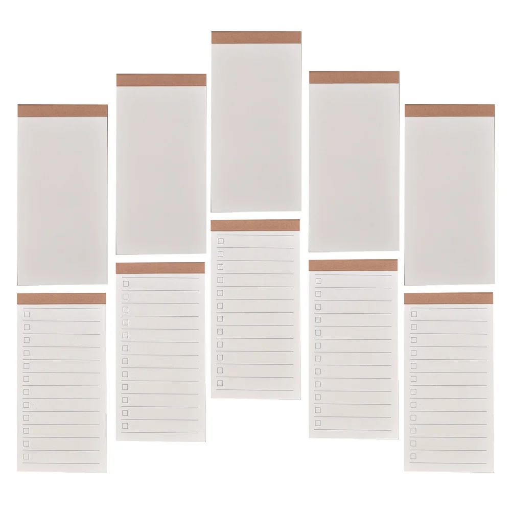 

10 Books Daily Planner Notepad Small Paper Undated to Do List Memo Pad Tear Off Planning Notepad for Study Work Schedule