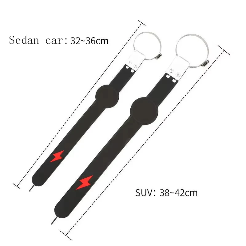 Car Static Discharge Belt For Vehicles Anti Static Strip Earth Belt Ground Wire Strap For Car Vehicle Truck SUV RV Safe Driving