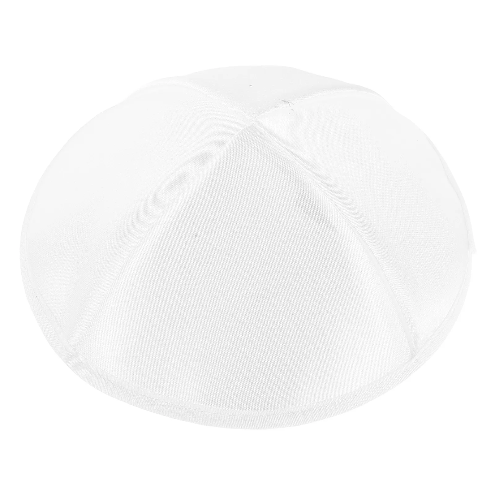 White Polyester Jewish Kippah Yarmulke Cap Breathable Skull Cap Men Prayer Daily Ceremony Hat Jewish Hat Yemenite Prayer Kippah