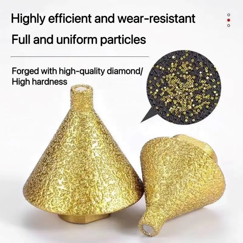 M14/10 алмазное сверло для снятия фаски, расширение отверстий, конус, резьба, шлифовка, полировка для фарфоровой плитки, инструменты для сверления мрамора