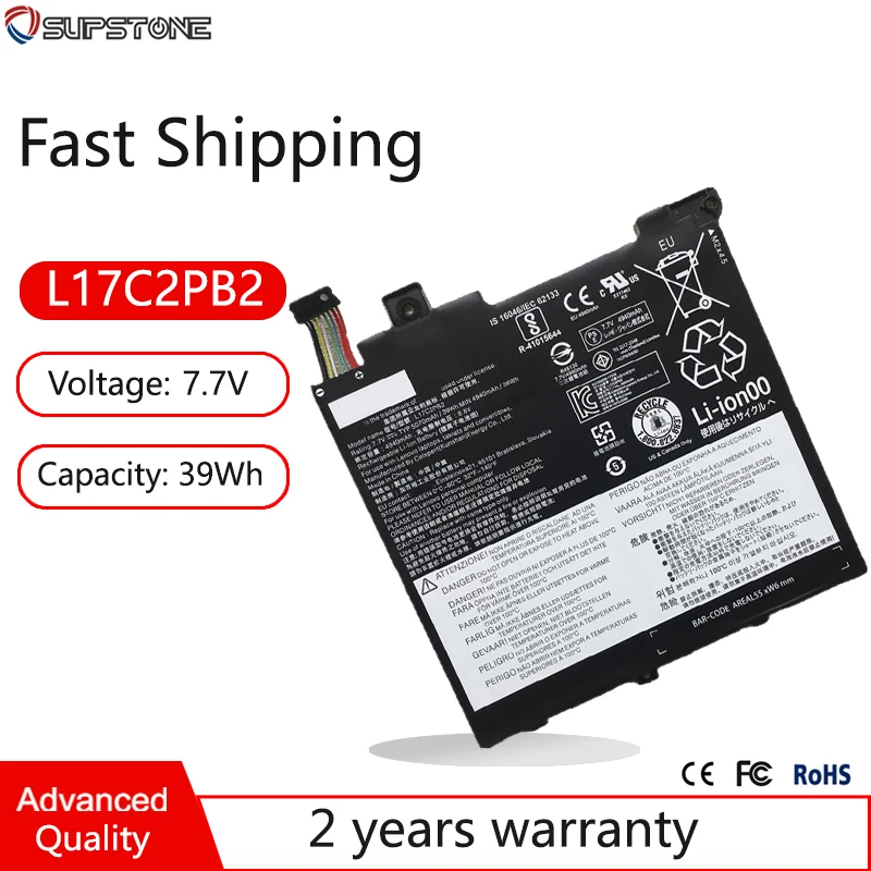 

Новый аккумулятор L17C2PB2 L17M2PB5 для ноутбука Lenovo V330-14IKB 14ARR 14ISK E43-80 L17L2PB5 L17L2PB1 L17C2PB1 L17M2PB1