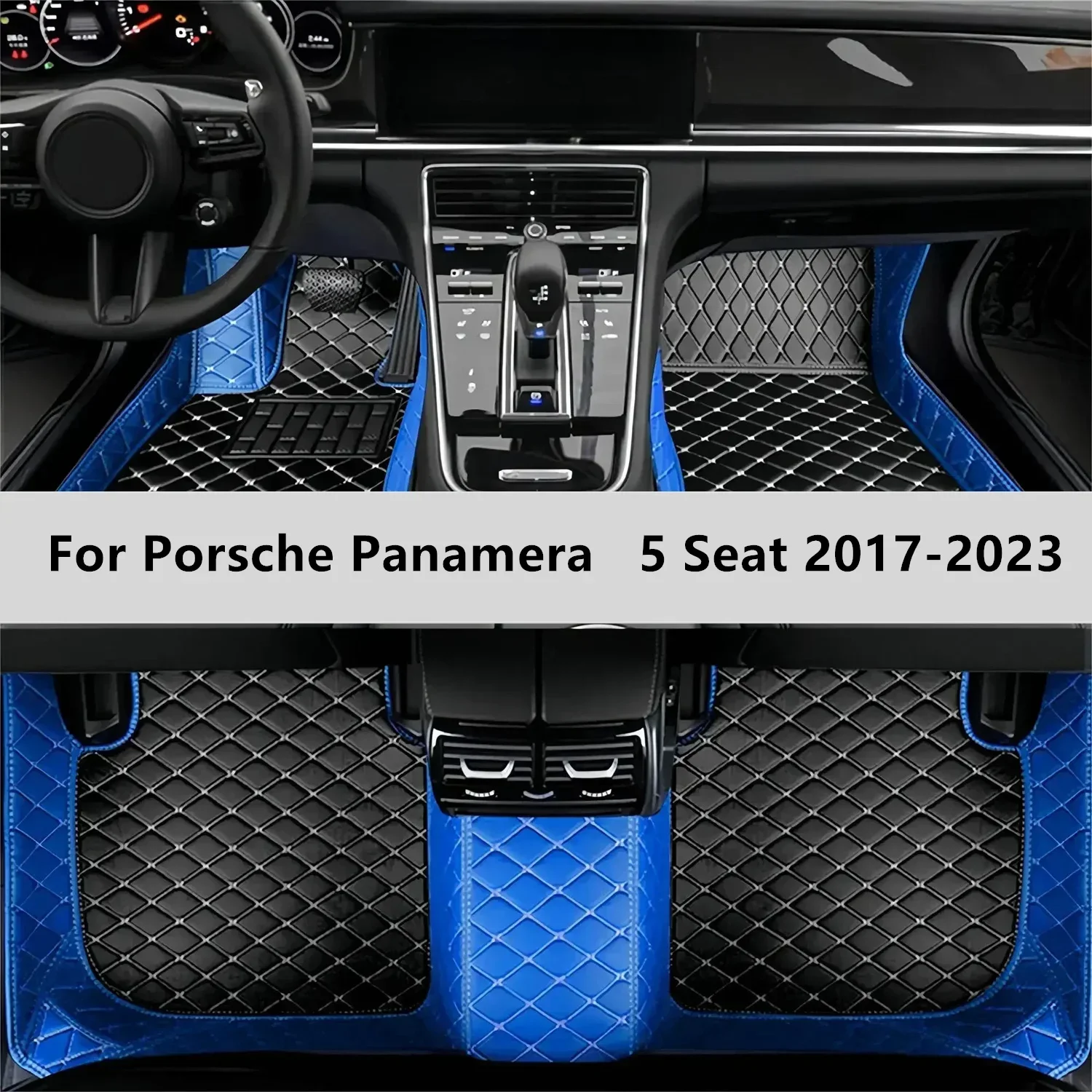 

Custom Car Floor Mats For Porsche Panamera 5 Seat 2017-2023 Floor Mat Car Mat Accessories Interior Accessories