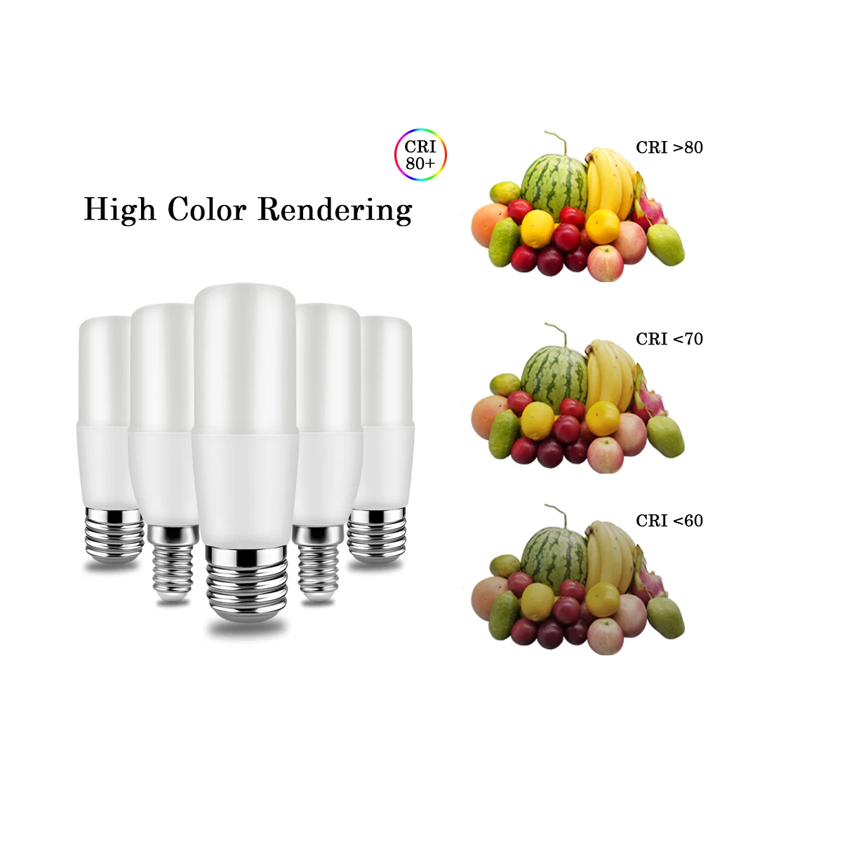 4-12pcs Lamparas Led Bar Led Bulb Bombillas AC220V T37 C37 9W Warm Cold White Lamp for Home Office Decoration Lighting for Room