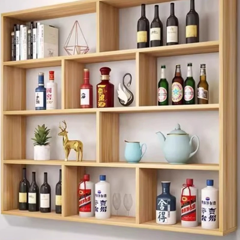 Gabinete de vino, escaparate de vidrio refrigerado, mostrador de Bar, Bar en casa, unidad de vino, estante de Bar montado en la pared, muebles Adega Cave A Vin