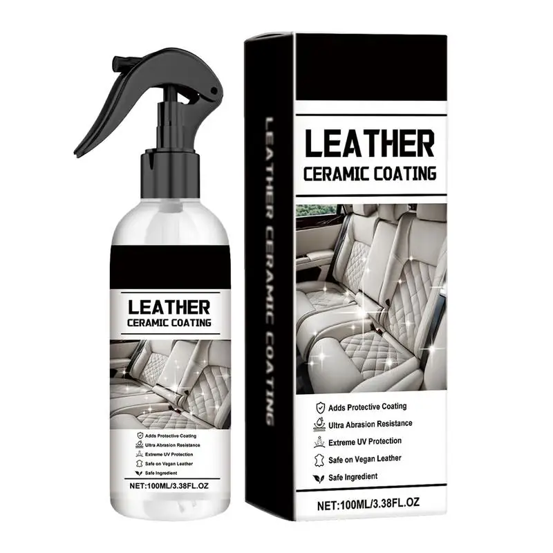 

Leather Car Seat Cleaner Car Leather Conditioner Interior Detailer Car Repair Agent Detailing Kit 100ml Automotive Leather