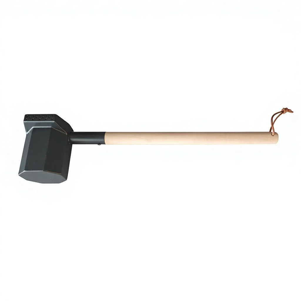Modern Designer Stainless Steel Sauna Ladle with Wood Handles Customized Size for Sauna Accessories