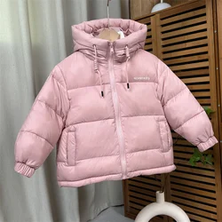 Girls Down Coat Overcoat Jacket Windbreak Outerwear 2024 Beauty Winter Autumn Sport Warm Christmas Gift Children's Clothing