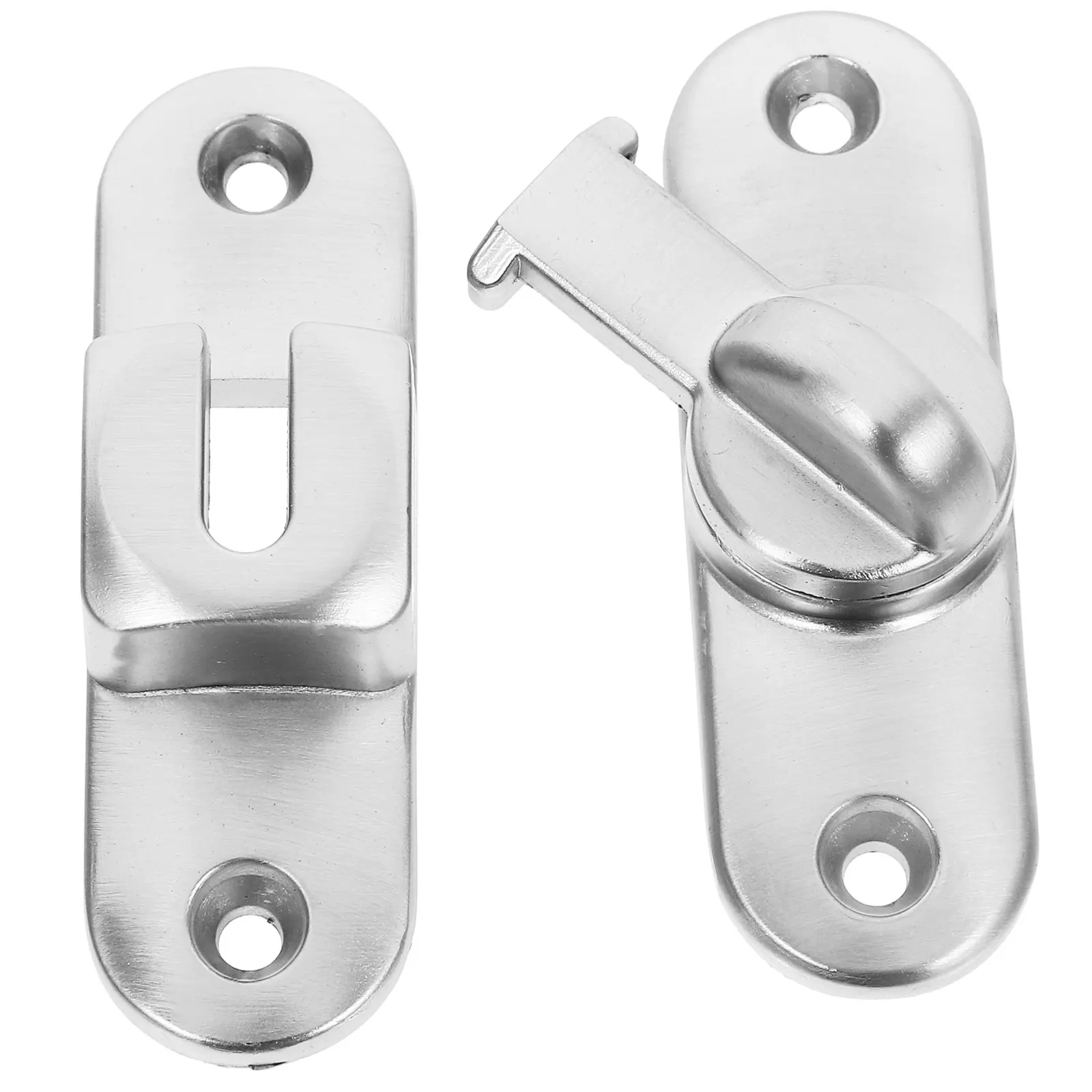 

1 set Heavy Duty Slide Bolt Stainless Steel Gate Latch Barn Door Lock Wood Fence Bedroom Cabinet niture Slide Latch Locks For