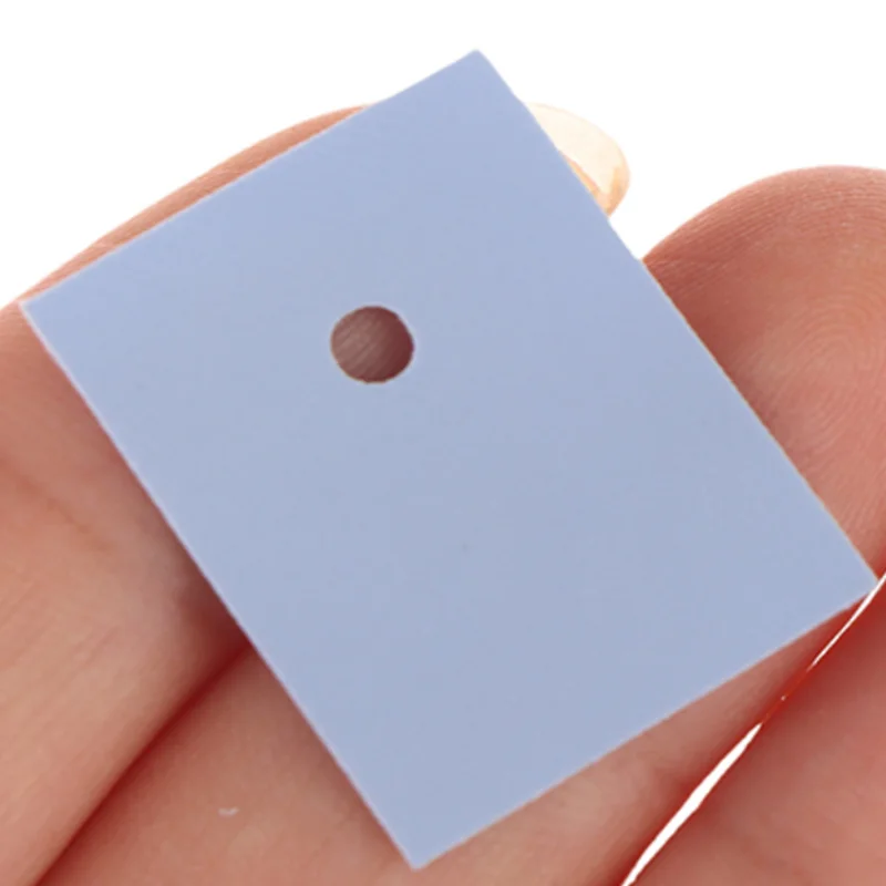 

100 шт. Изоляционные прокладки TO-220 — термопрокладки для радиатора, устойчивые к высоким температурам, мягкие силиконовые листы с эффективной передачей тепла