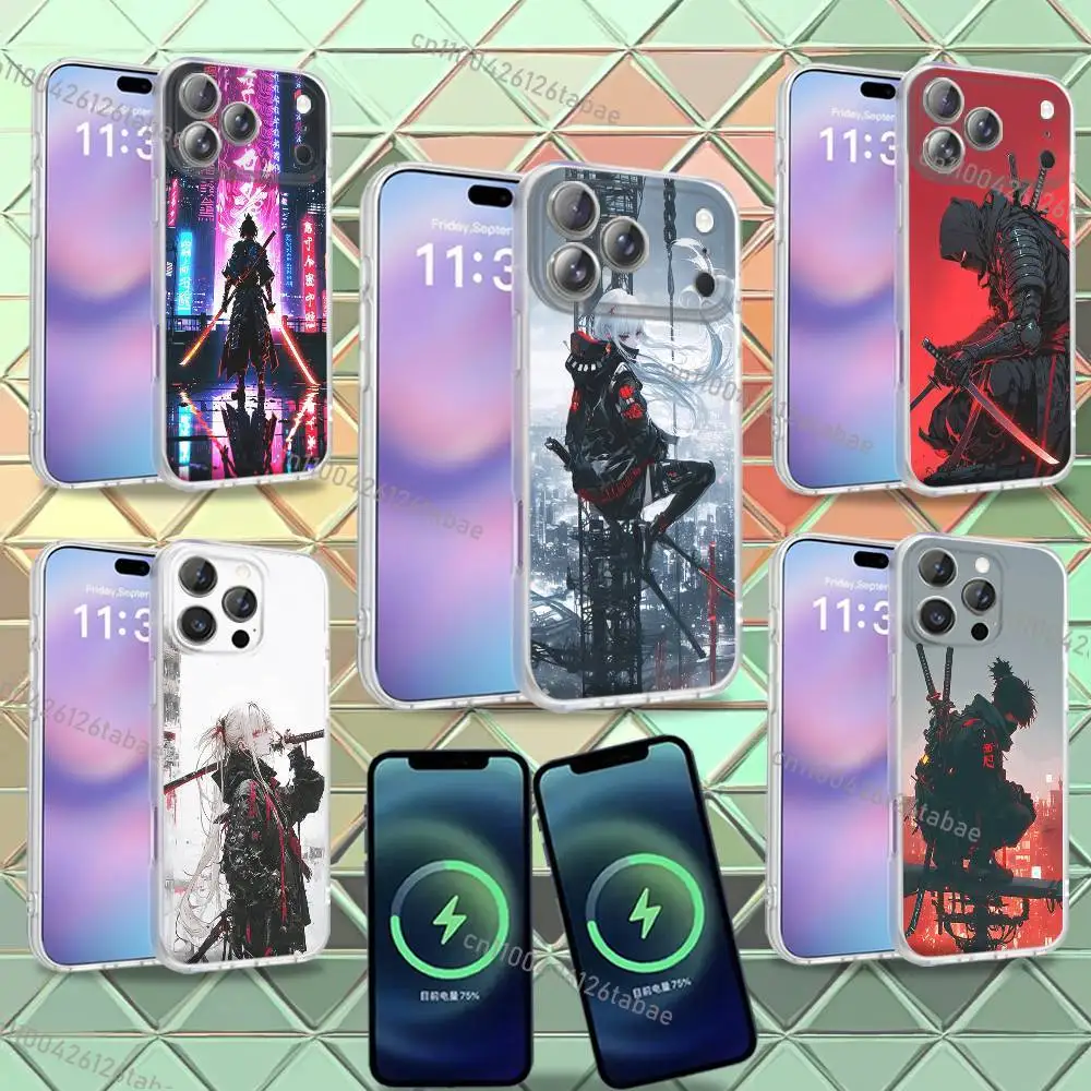 

Cyber Samurai Vigil Phone Case For iPhone 16,14,11,17,13,15,12,Air,Plus,Pro,Max,E,Mini Frosted for MagSafe Magnetic Wireless