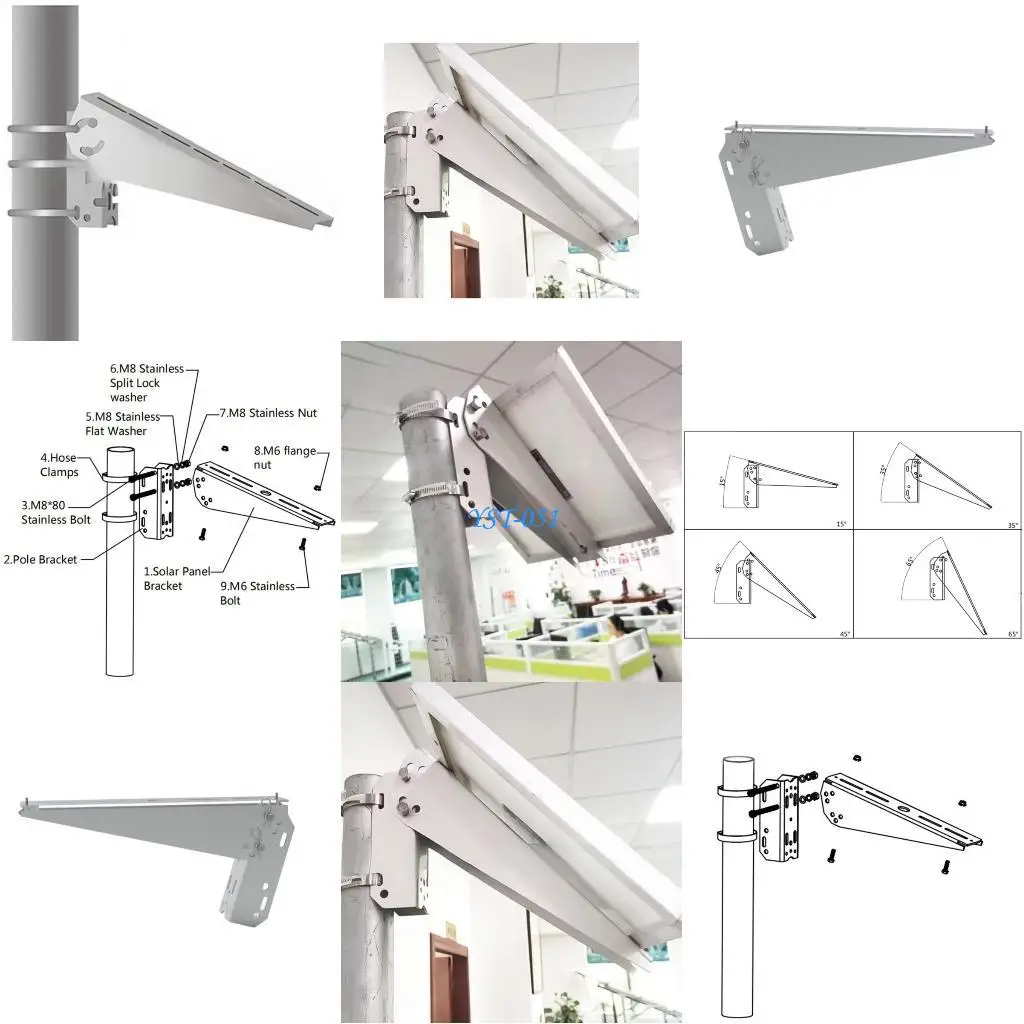 

E15A пространство, сберегающее фотоэлектрическое панель настенное крепление, скобка, высокое качественное алюминиевое здание